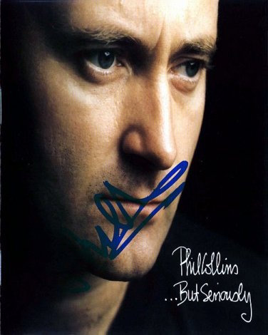 Collins Autographed Preprint Signed Photo