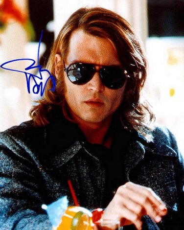 DEPPjohnnydepp Autographed Preprint Signed Photo