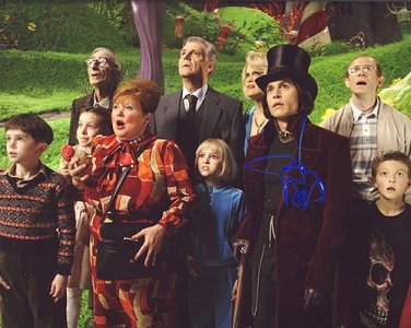 DEPPcharlie_andthechocfac Autographed Preprint Signed Photo
