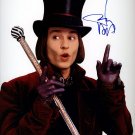 DEPPcharlie_andthechocfaca Autographed Preprint Signed Photo