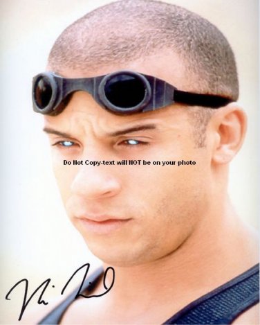 DIESELVIN Autographed Preprint Signed Photo