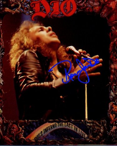 DIO Autographed Preprint Signed Photo