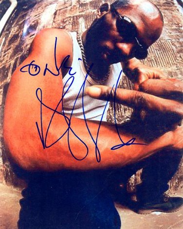 DMX Autographed Preprint Signed Photo