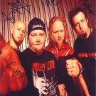 DROWNING POOL Autographed Preprint Signed Photo