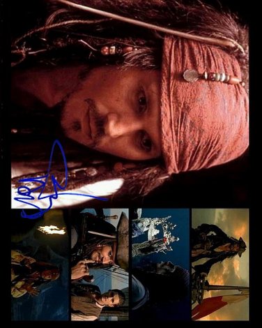 DeppCollage Autographed Preprint Signed Photo
