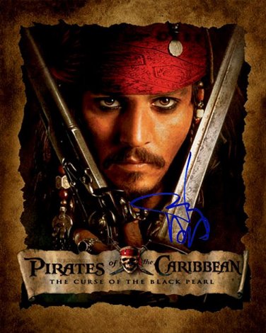 DeppPoster Autographed Preprint Signed Photo