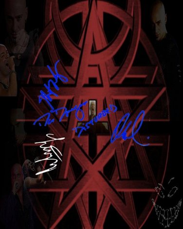 Disturbeddavidbelieve Autographed Preprint Signed Photo