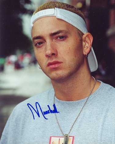 EMINEMmarshall Autographed Preprint Signed Photo
