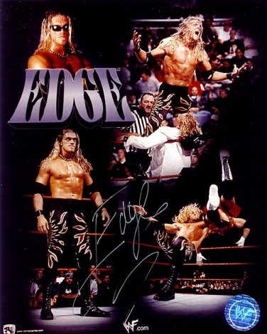 Edge Autographed Preprint Signed Photo