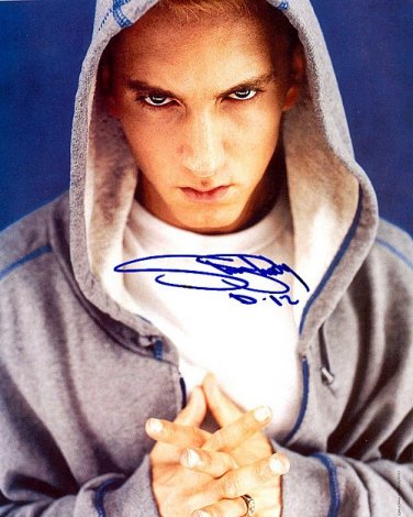 EminemB Autographed Preprint Signed Photo