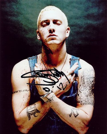 Eminemb Autographed Preprint Signed Photo