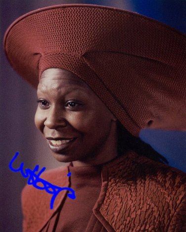 GOLDBERGwhoopigoldberg Autographed Preprint Signed Photo