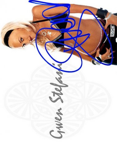 GWEN Autographed Preprint Signed Photo