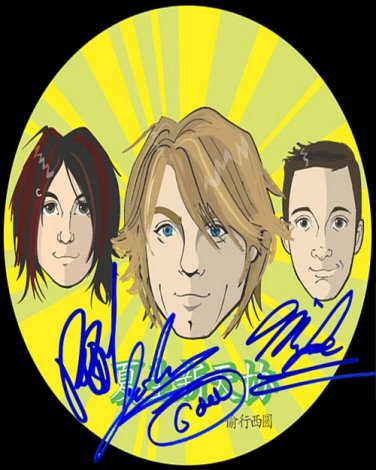GooGooDollsCartoon Autographed Preprint Signed Photo