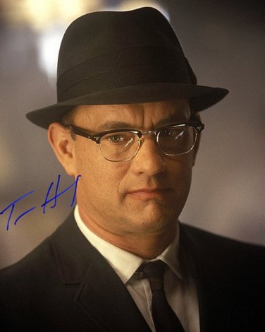 HANKSTOMcatchmeifucan Autographed Preprint Signed Photo