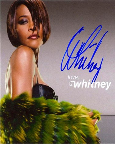 HOUSTONWHITNEYp Autographed Preprint Signed Photo