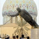 HUSSEINstatue Autographed Preprint Signed Photo