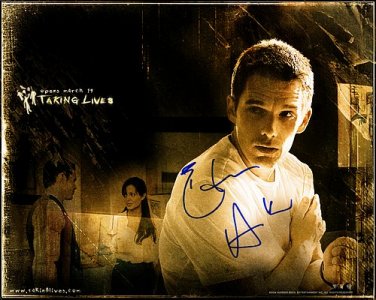 Hawkeethan_ Autographed Preprint Signed Photo