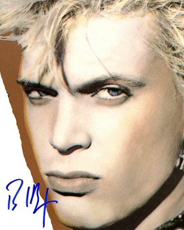 IDOLBILLYlp Autographed Preprint Signed Photo