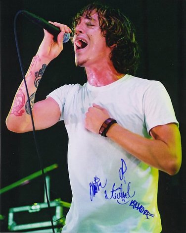 INCUBUSbrandonb Autographed Preprint Signed Photo