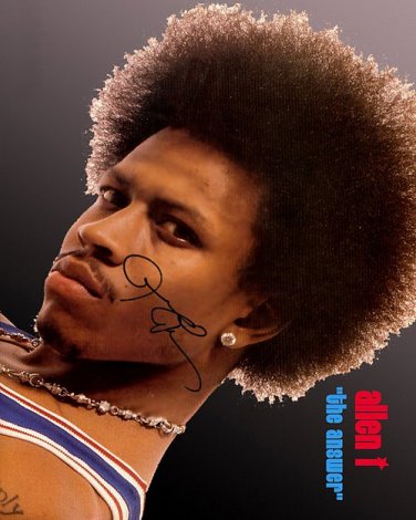 IVERSONtheanswer_wall Autographed Preprint Signed Photo
