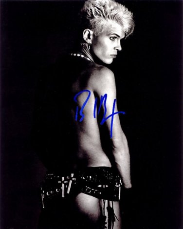 IdolBilly Autographed Preprint Signed Photo