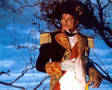 JacksonMichael Autographed Preprint Signed Photo
