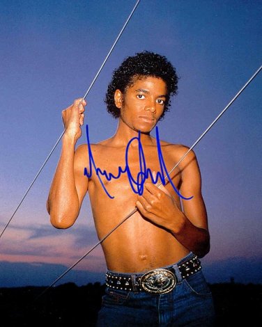JacksonMichaelb Autographed Preprint Signed Photo