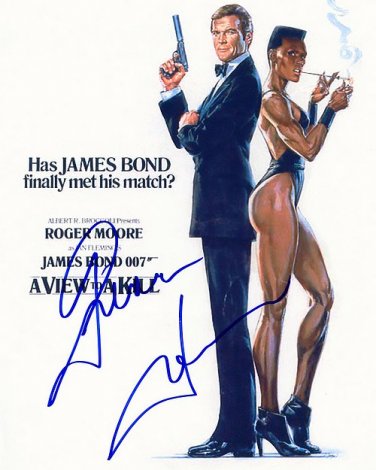 JonesGrace Autographed Preprint Signed Photo