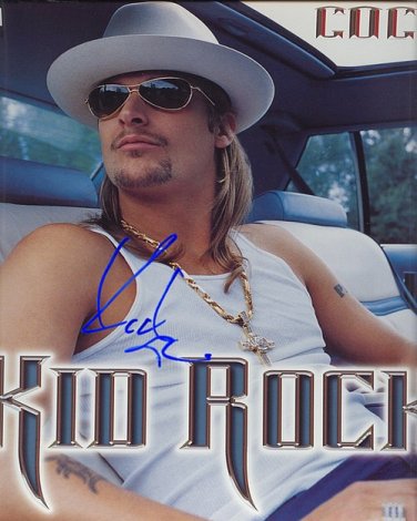 KIDROCKcocky Autographed Preprint Signed Photo