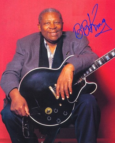 KINGBBbest Autographed Preprint Signed Photo