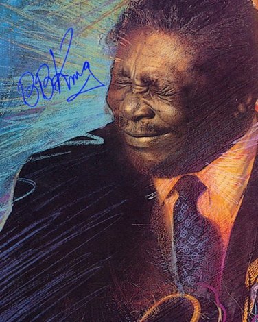 KINGBBcolor Autographed Preprint Signed Photo