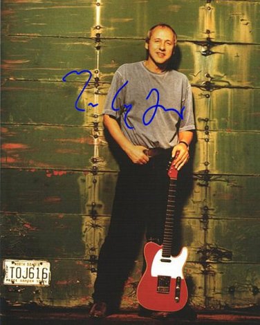 KNOPFLER Autographed Preprint Signed Photo