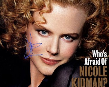 KidmanNicolewa Autographed Preprint Signed Photo