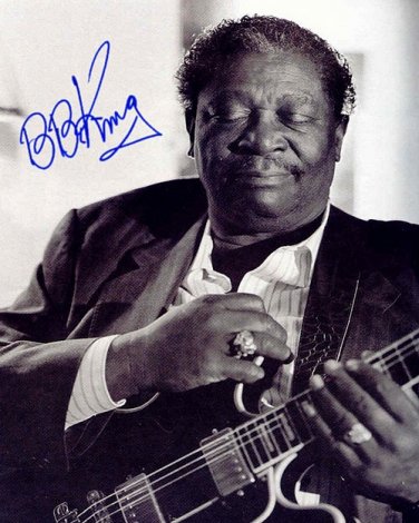 KingBBa Autographed Preprint Signed Photo