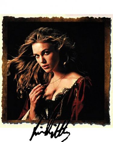 KnightleyPiratesrare Autographed Preprint Signed Photo