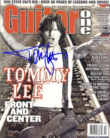 LEETOMMYcover Autographed Preprint Signed Photo