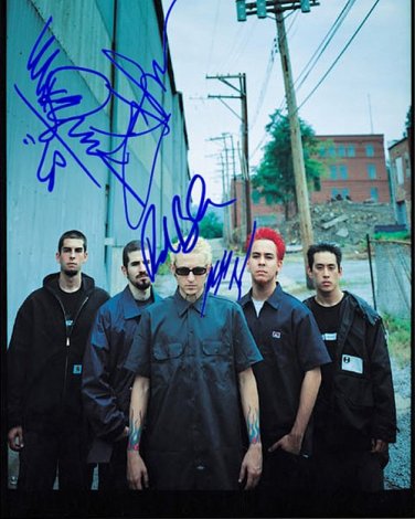 LINKINPARK Autographed Preprint Signed Photo