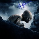 LOTRgollum Autographed Preprint Signed Photo