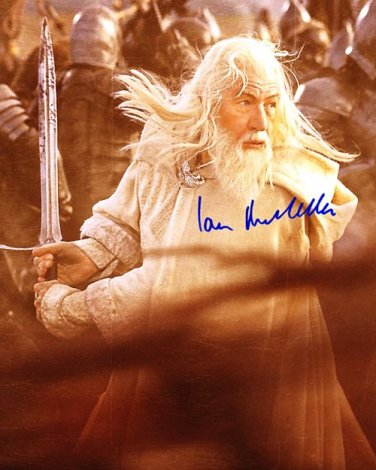 LOTRmckellen Autographed Preprint Signed Photo