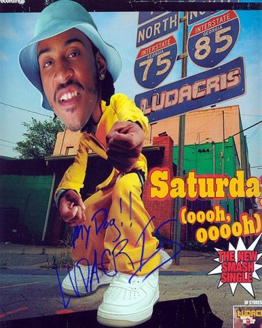 LUDACRISwacky Autographed Preprint Signed Photo