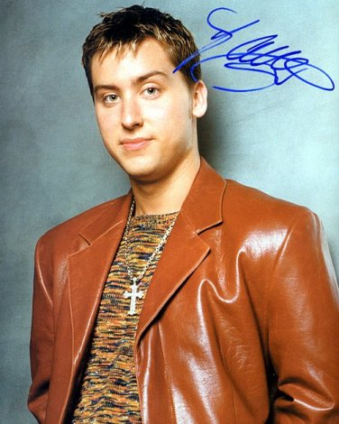 LanceBass. Autographed Preprint Signed Photo