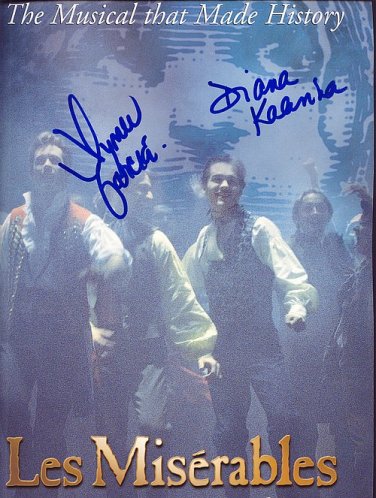 LesMiserables Autographed Preprint Signed Photo