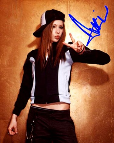 LevigneAvrilPeace Autographed Preprint Signed Photo