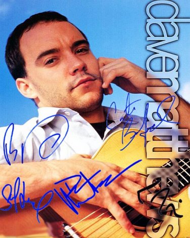 MATTHEWSDAVEposter Autographed Preprint Signed Photo