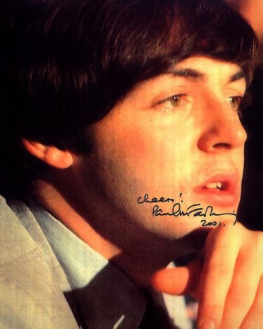 MCCARTNEYPAULgood Autographed Preprint Signed Photo