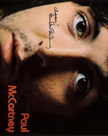 MCCARTNEYPAULwal Autographed Preprint Signed Photo