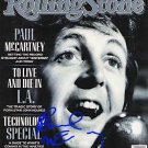 MCCARTNEYrollingstone Autographed Preprint Signed Photo