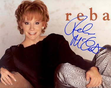 MCENTIREREBAb Autographed Preprint Signed Photo