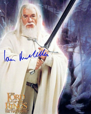 MCKELLENIANgandalf Autographed Preprint Signed Photo